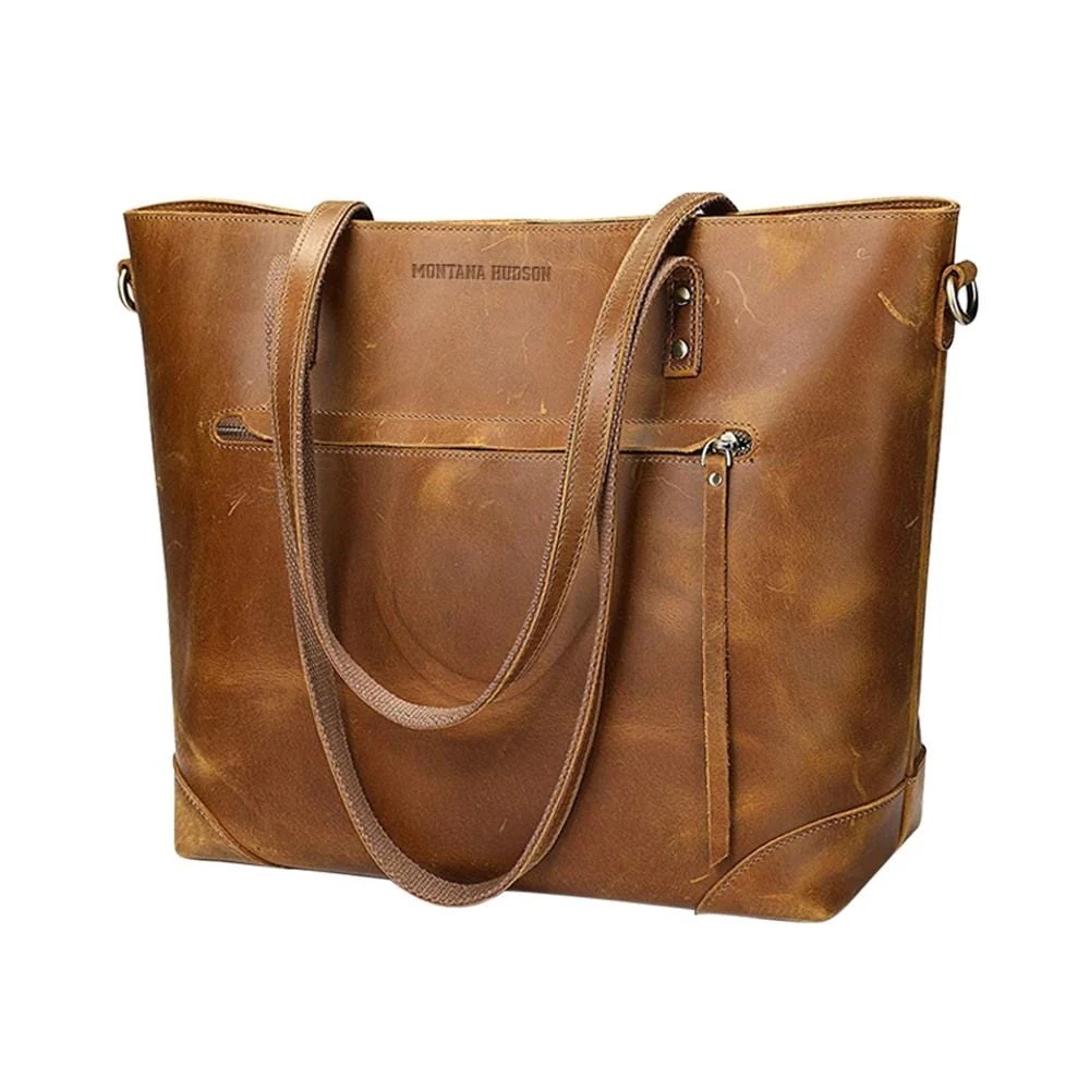 Montana Hudson EVA LEATHER ZIP TOTE